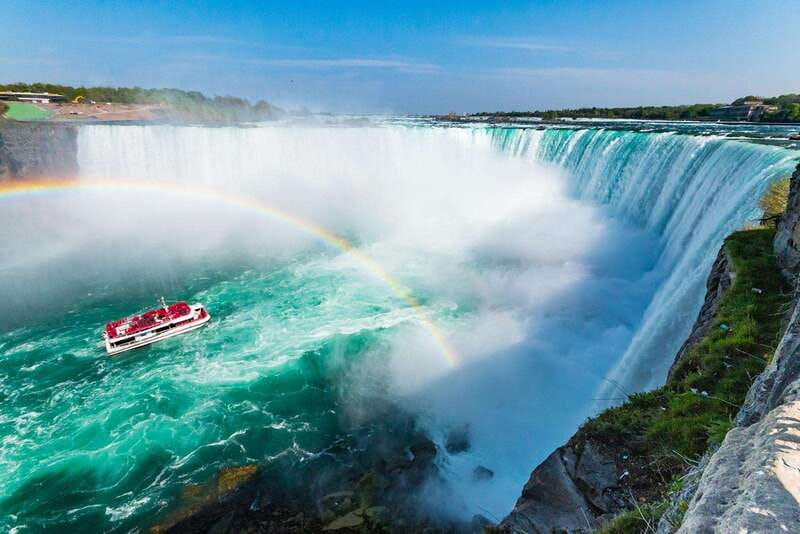 Toronto: Niagara Falls Tour with Boat, Behind Falls & Tower - Hornblower puts you in the spray