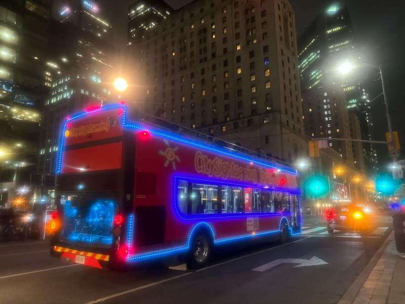 Toronto: Night Sightseeing Tour on a Double-Decker Bus - Old Toronto and the Flatiron Building