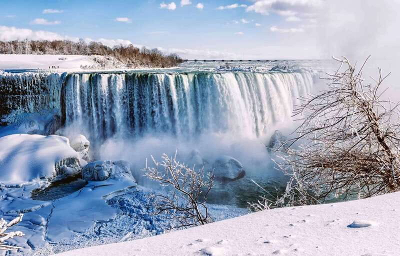 Toronto: Winter Niagara Falls Tour with Attractions Package - Journey Behind the Falls in winter