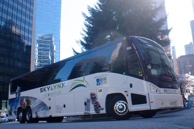 Vancouver Airport to-or-from Whistler or Squamish by Bus (Single trip) - Ski bags, bikes, and luggage costs