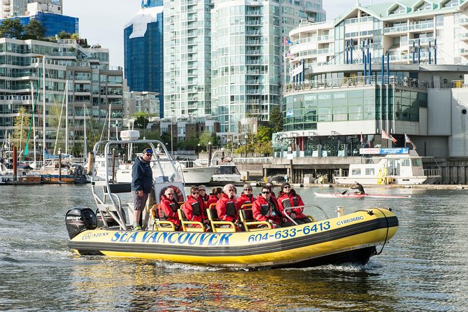 Vancouver City and Harbour Waterfront Sightseeing Boat Tour - False Creek, beaches, and the working harbor
