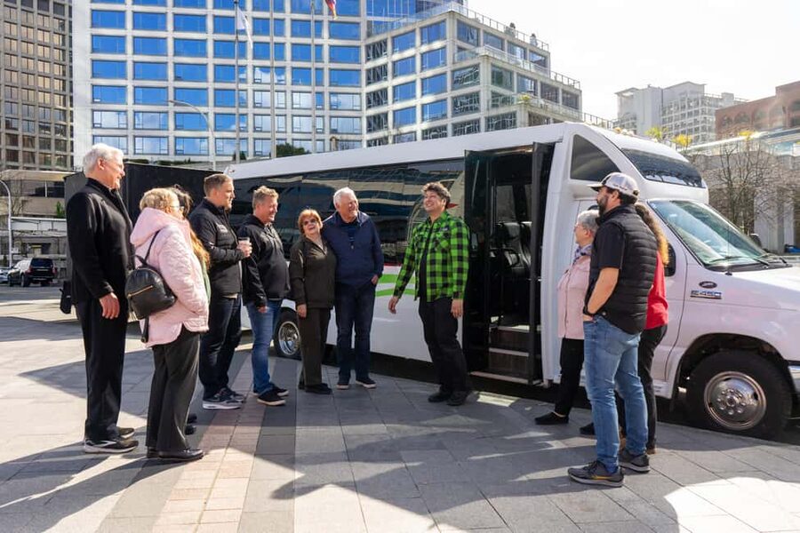 Vancouver: City Highlights & Vancouver Lookout Tour - Jack Poole Plaza and the waterfront opening