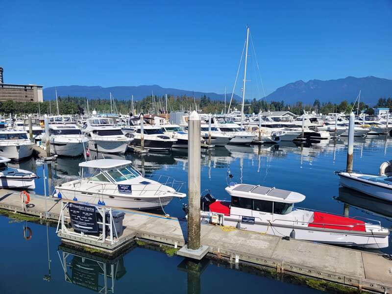 Vancouver City Tour: The Only Full Small-Group Car Tour - English Bay and Kitsilano show Vancouver at the water