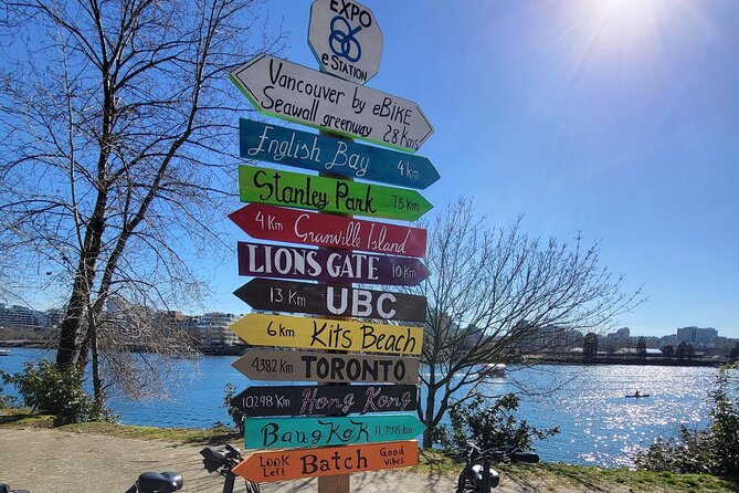 Vancouver E-Bike Rentals - Premium Seawall Bike Path Location - Granville Island and Olympic Village by e-bike