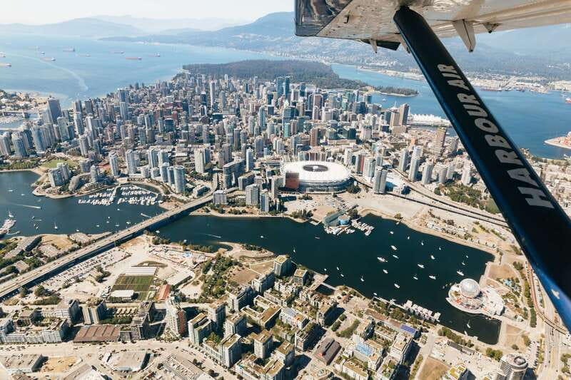 Vancouver: Scenic Panorama Seaplane Tour & Suspension Bridge - The seaplane view of Vancouver, from Coal Harbour to Horseshoe Bay