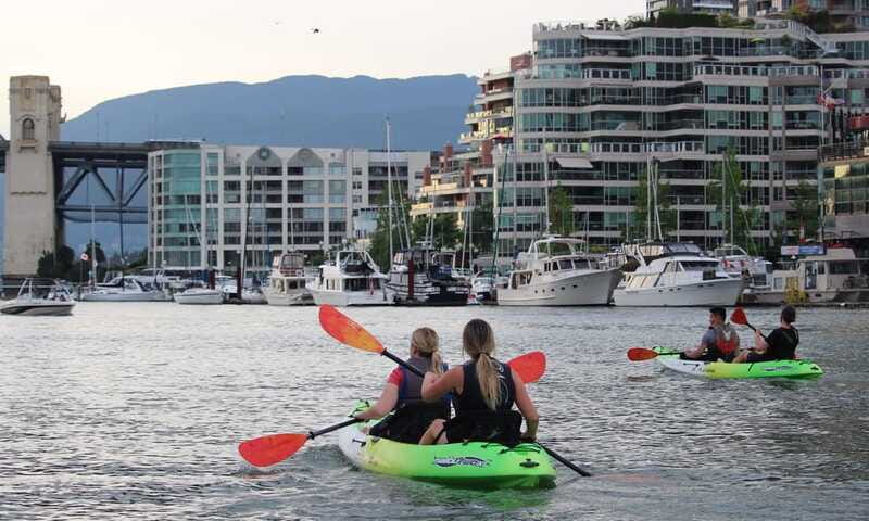 Vancouver: Smooth Classic Kayak Tour - Launching into calm False Creek
