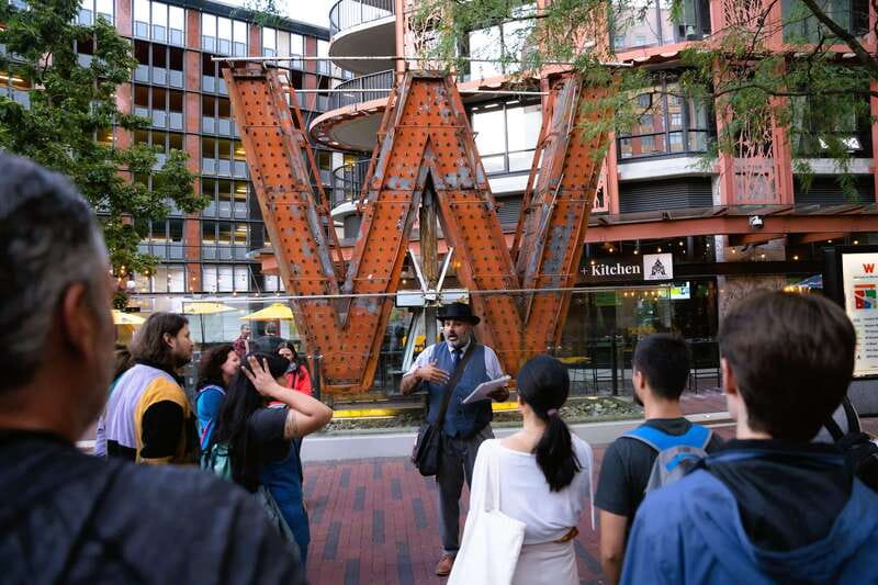 Vancouver: The Forbidden Vancouver Tour - Maple Tree Square and the natural end to the evening