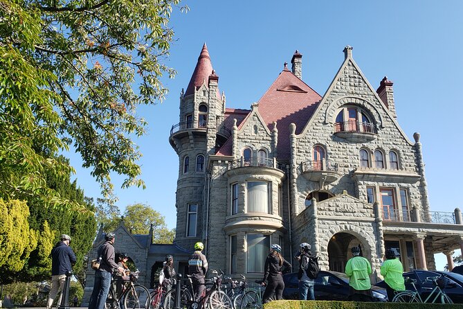 Victoria City Highlights Pedal or E-Bike Tour - Hoods & Legends - Craigdarroch Castle and the city’s grand past