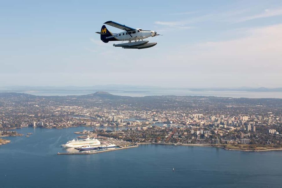 Victoria: Extended Scenic Panorama Seaplane Tour - What the small seaplane cabin feels like