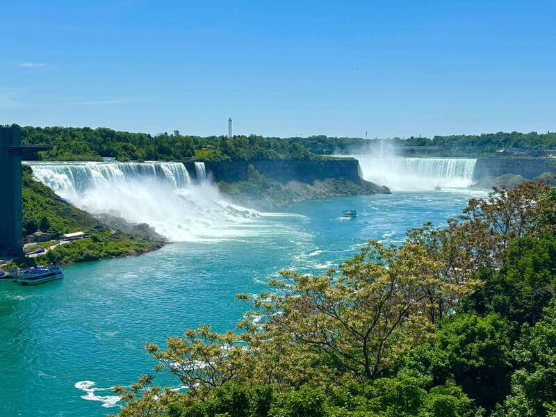 Walking Tour of Niagara Falls Canada and Hornblower Boat - One hour beside Niagara’s thundering water