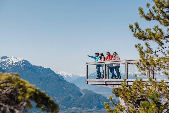 Whistler and Sea to Sky Gondola Tour + Shannon Falls - The Sea to Sky Gondola above Squamish
