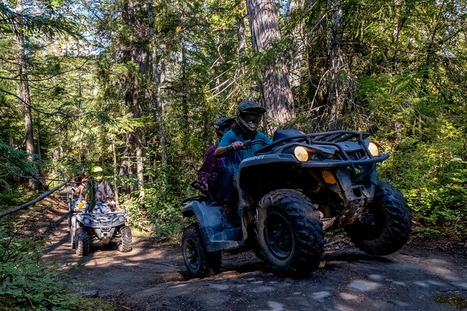 Whistler ATV Bushwhacker Tour - Looking toward Whistler Blackcomb from the less-seen side