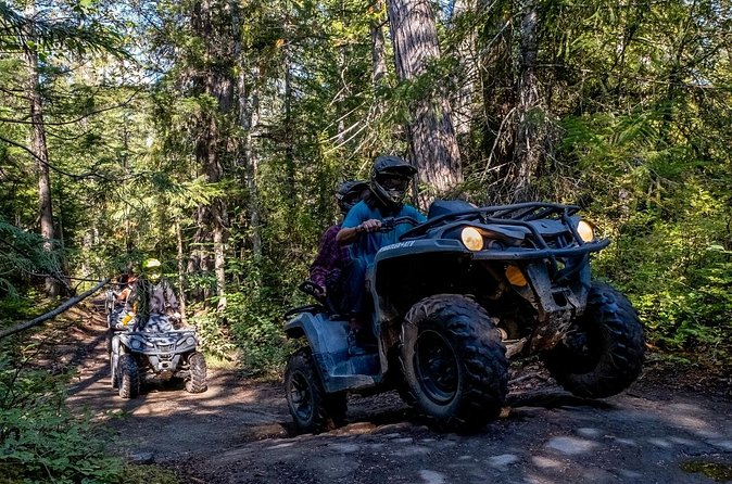 Whistler ATV Bushwhacker Tour - Black Tusk and its dark volcanic rock