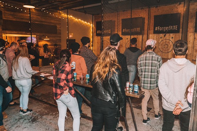 Whistler's Guided Axe Throwing Experience - The first throws and the safety lesson