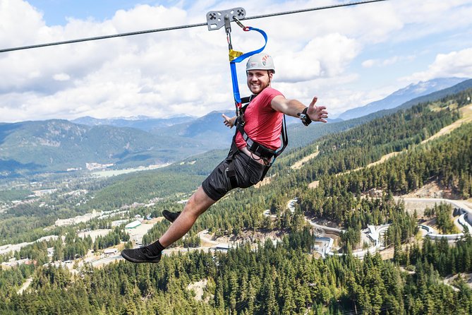 Whistler Sasquatch® Zipline - Reaching the launch platform on Blackcomb