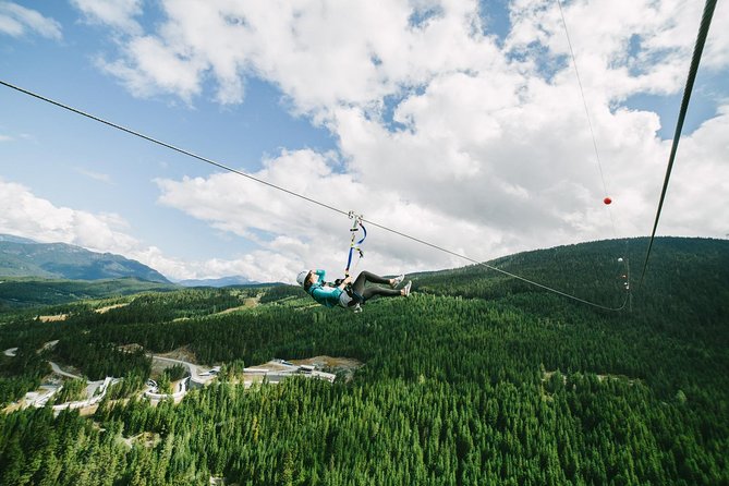 Whistler Sasquatch® Zipline - The one-minute flight across the valley