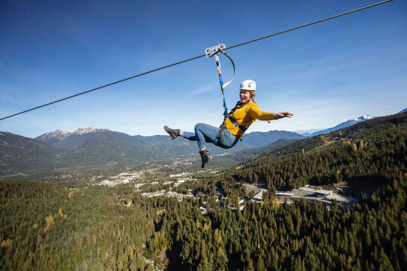 Whistler: The Longest Zipline in North America - From Whistler Village to the Blackcomb launch point