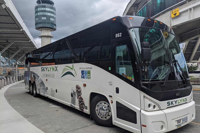 Whistler to Vancouver by EXECUTIVE Bus (Single trip) - Key points at a glance
