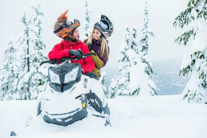 Whistler Wilderness Run Snowmobile Tour - Forest trails, frozen lakes, and Coastal Mountain views
