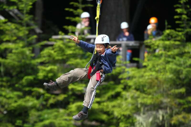 Whistler Zipline Experience: Ziptrek Bear Tour - Meeting Big Doug before the cables