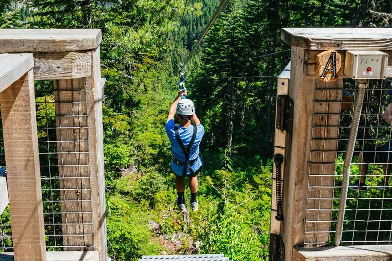 Whistler: Ziplining Experience - Summer, autumn, and winter conditions