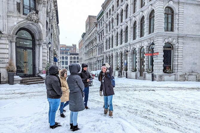 Winter Express: Old Montreal Highlights Walking Tour - Historic buildings, safer paths, and winter pauses